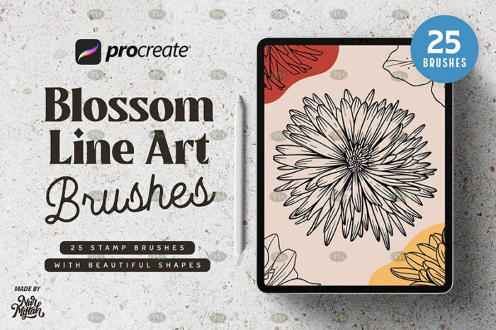 Download Procreate Floral Art Brushes procreate