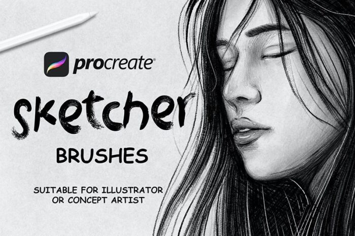 Procreate Portrait Brushes  download procreate