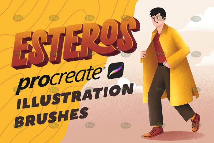 download Procreate brushes for flat character design procreate