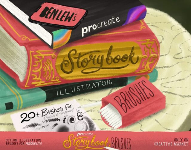 20+ Procreate Story Illustrator Brushes  download procreate