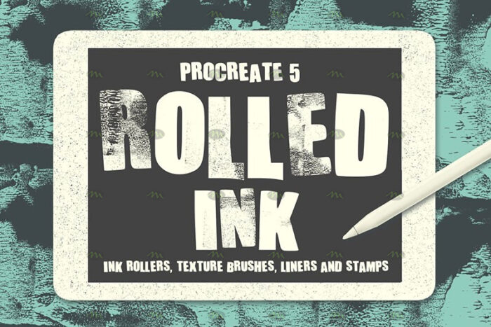 download Ink Cylinder Prints Procreate Brushes procreate