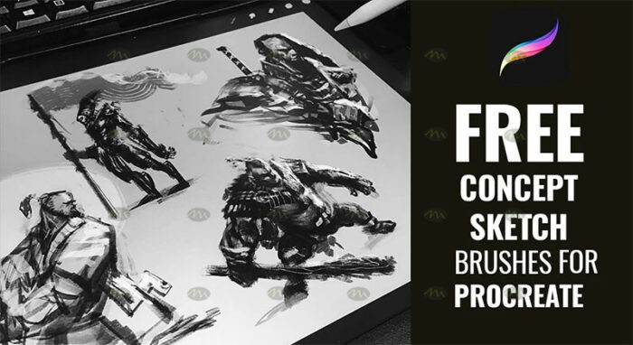 download CG Sketch Procreate Brushes procreate