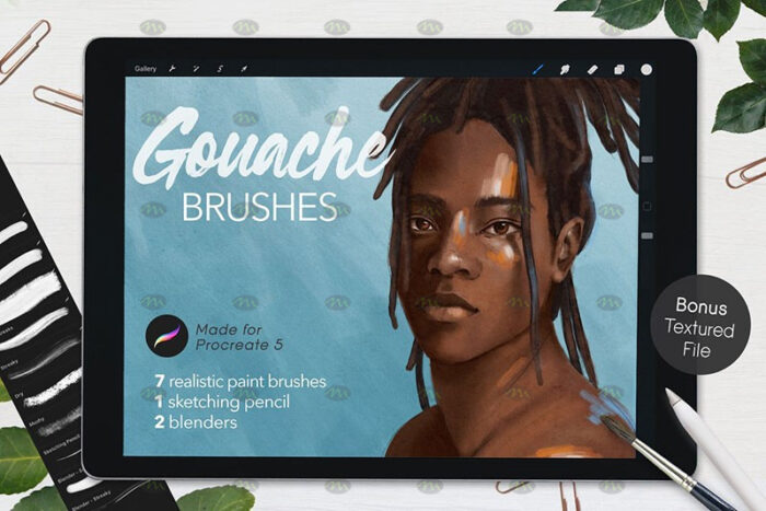 download Gouache Procreate Brushes procreate