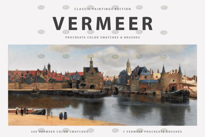 download Vermeer Classic Oil Procreate Brushes procreate