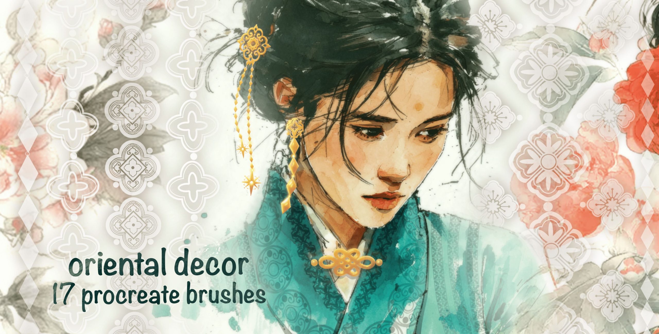 Oriental Decor — Ornament Brushes for Procreate